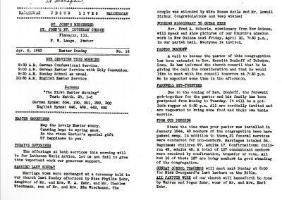 Bulletin Archive - 1953